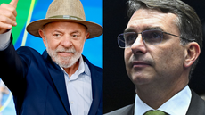 Lula amplia distância de Flávio em pesquisa após desgaste político do senador - Imagem: Reprodução