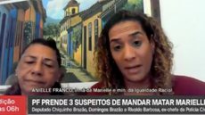 Mãe de Marielle Franco se pronuncia após prisão de suspeitos: "Domingo de muita dor mas de justiça" - Imagem: reprodução TV Globo News