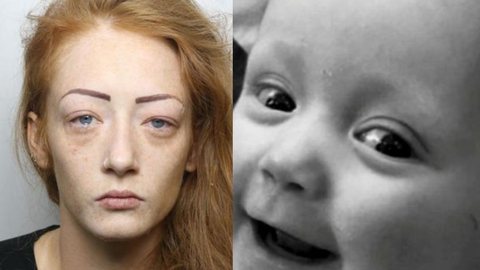 Uma mãe foi presa após abandonar o bebê em casa por mais de duas horas e sair para passear. - Imagem: reprodução I The Mirror