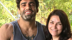 Leandro Lo e a mãe, Fátima Lo - Imagem: Reprodução
