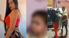 Uma mãe foi levada presa pela Polícia Militar depois que gravou uma chamada de vídeo com o ex-marido enquanto torturava o filho de 2 anos. - Imagem: reprodução I CM7 Brasil