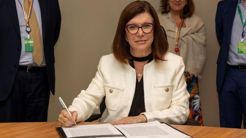Magda Chambriard toma posse como presidente da Petrobras - Imagem: André Ribeiro / Agência Petrobras