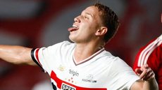 Maik fez um dos gols do São Paulo contra o Inter na Vila Belmiro - Foto: Divulgação/ São Paulo FC