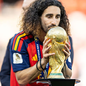 Marc Cucurella foi um dos nomes que mais saíram valorizados da Copa do Mundo de 2026 após ser peça importante na campanha do título da Espanha e chegar ao Real Madrid ainda antes do torneio - Imagem: Reprodução