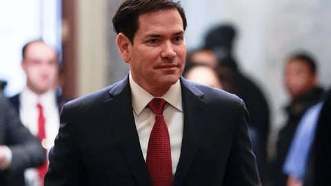 Marco Rubio afirmou que o governo brasileiro não negociou "de boa-fé" e justificou a aplicação da tarifa de 25% sobre produtos exportados pelo Brasil aos Estados Unidos. - Imagem:  Heather Diehl / Getty Images