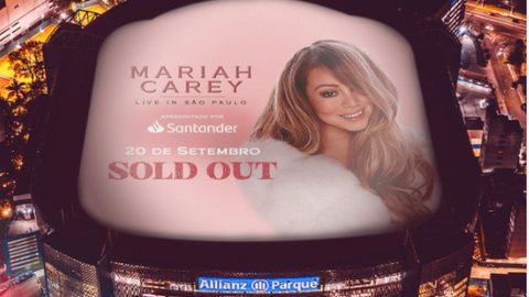 Mariah Carey agita São Paulo e esgota ingressos para show histórico - Imagem: Reprodução/ Instagram