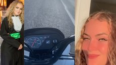 Érika Suzy, de 23 anos, filmou seus últimos momentos em uma moto antes de colidir com uma caminhonete. - Imagem: reprodução I Instagram @zy_marr