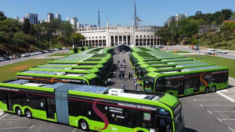 A iniciativa aumenta a sustentabilidade e a proteção ao meio ambiente, além de conduzir a cidade de São Paulo a um transporte público mais limpo - Imagem: Divulgação/Eletra