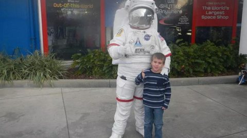 Matthew sonhava em ser astronauta desde os cinco anos de idade - Imagem: Reprodução | Facebook