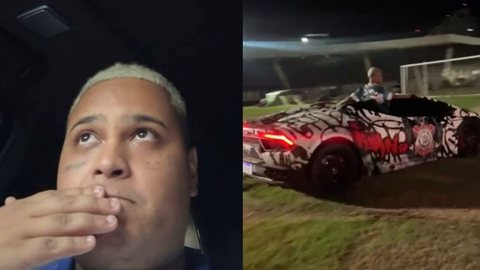 Após realizar manobras perigosas, MC Ryan foi detido e pode responder criminalmente por danos ao patrimônio público - Reprodução: Instagram/ TV Metropolitana