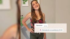 Desesperador! Jovem morta pelo ex mandou últimas mensagens para a mãe - Imagem: reprodução TV Globo