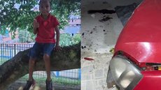 Menino de 9 anos morre após ser atropelado por motorista embriagado - Imagem: Reprodução