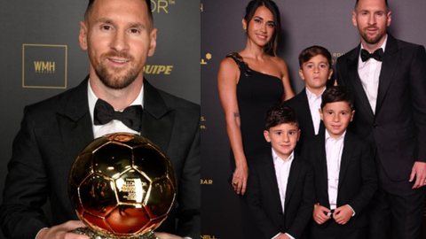 Após a conquista da Copa do Mundo de 2022, Lionel Messi venceu, nesta segunda-feira (30), sua oitava Bola de Ouro - Imagem: Reprodução/Instagram @leomessi