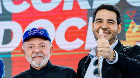Lula e Jorge Messias durante agenda oficial em Brasília; presidente reforçou confiança no AGU após rejeição ao STF - Imagem: Reprodução