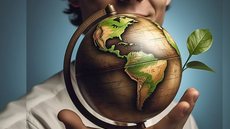 A saúde do planeta e das pessoas estão conectadas; descubra como agir para garantir um futuro saudável. - Imagem: Reprodução | MetaAI