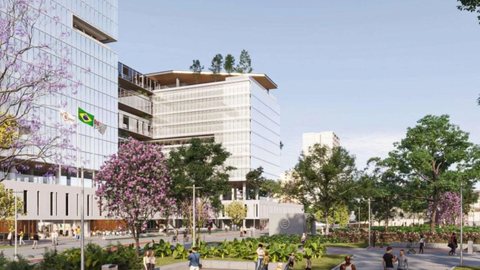 A nova sede do governo paulista será construída em parceria público-privada, com previsão de 25 anos de concessão e investimentos significativos - Imagem: Reprodução