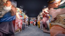 A exposição imersiva de Michelangelo chega em São Paulo ainda em janeiro - Imagem: reprodução Twitter @SistinaCapela