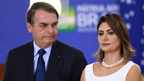 Jair e Michelle Bolsonaro. - Imagem: Reprodução | ABr via Grupo Bom Dia