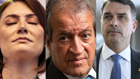 Tensão entre Michelle e Flávio influencia articulações do partido - Imagem: Reprodução