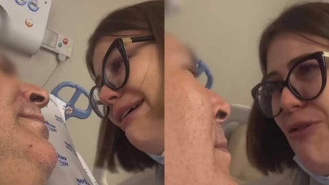 Em vídeo emocionante, Mingau dá beijo no rosto da filha, 3 meses após ser baleado - Imagem: reprodução Instagram