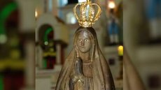 Imagem de Nossa Senhora de Fátima que jorra mel em Mirassol (SP) - Imagem: Divulgação / Kelem Figueiredo