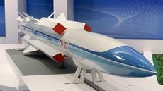 Míssil antinavio CM-302, modelo chinês que estaria no centro das negociações entre Irã e China. - Imagem:   Divulgação/Corporação de Ciência e Indústria Aeroespacial da China
