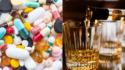 A união de álcool e antibiótico não pode necessariamente anular o tratamento, mas há alguns riscos. - Imagem: Reprodução/Freepik