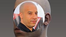 Vin Diesel: ator é comparado a modelo 3D de Adão - Imagem: reprodução redes sociais