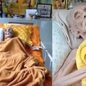 Vídeo de monge budista de 109 anos que parece múmia viva assusta qualquer um - Imagem: reprodução Instagram