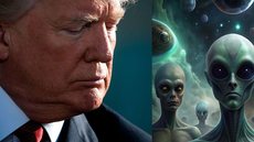 Governo dos EUA registraram os domínios  "alien.gov" e "aliens.gov". - Imagem: Brendan Smialowski/AFP/Getty Images