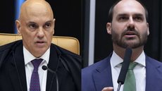 Eduardo Bolsonaro será julgado pelo STF em ação sobre atuação nos Estados Unidos - Imagem: Reprodução/Nelson Jr./SCO/STF/Vinicius Loures/Câmara dos Deputados