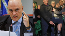 Moraes diz que Bolsonaro violou o uso da tornozeleira eletrônica - Imagem: Reprodução