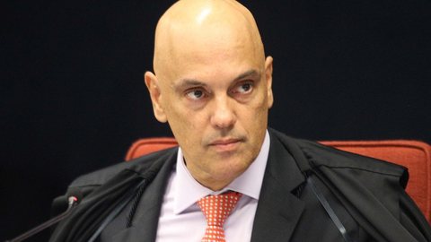 Ministro do STF, Alexandre de Moraes durante audiência do judiciário - Imagem: reprodução/STF