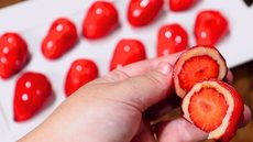 Em julho, pedidos de morango do amor no iFood cresceram mais de 2.300%, com 524 mil unidades entregues em todo o Brasil - Imagem: Reprodução |  Leodenice Camargo - Youtube