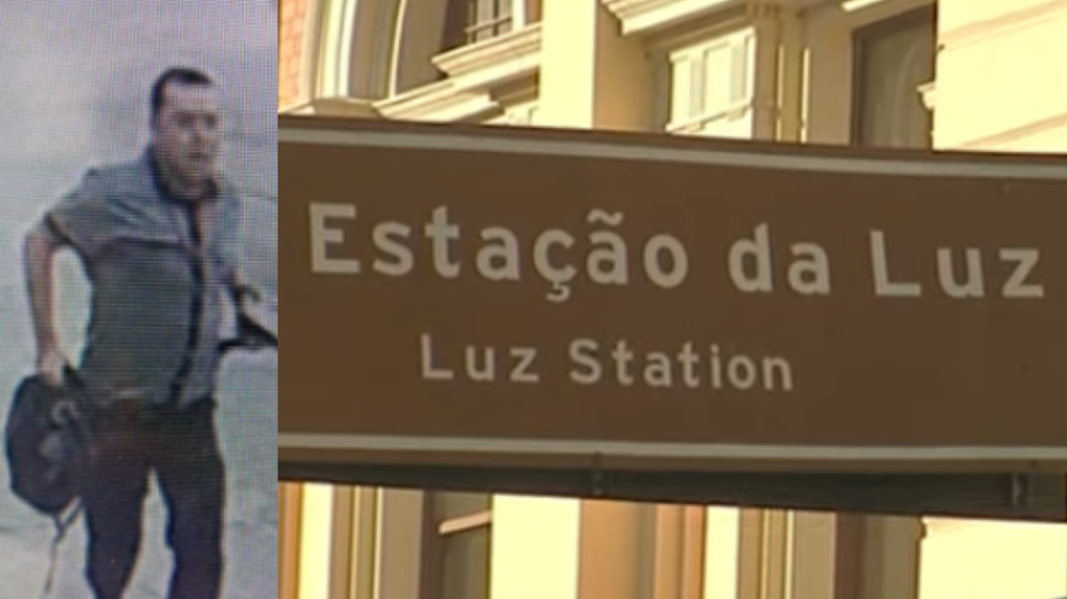 Um funcionário da CPTM disparou contra um supervisor de tração e um maquinista em uma área interna da estação da Luz (SP). - Imagem: reprodução I Brasil Urgente
