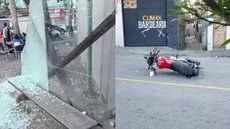 Motociclista é baleado após ataque a tiros contra pedestres - Imagem: Reprodução / Redes Sociais