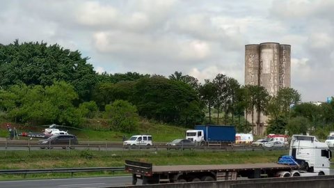 Motociclista fica em estado grave após colisão na Anhanguera - Imagem: Reprodução / Diego de Camargo