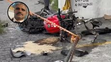 Motorista fugiu a pé do local e foi encontrado com a habilitação vencida - Imagem: Reprodução / TV Globo / Redes Sociais