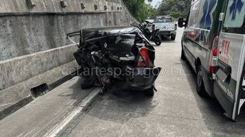 Motorista bêbada causa morte de menina de 5 anos em São Vicente - Imagem: Divulgação / Artesp