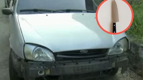 Motorista de ônibus é esfaqueado após acidente de trânsito em São Paulo - Imagem: Reprodução/TV Bandeirantes