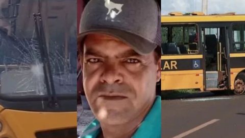 Claudemir, motorista de ônibus escolar da Prefeitura Municipal de Pontal, morreu enquanto dirigia pela rodovia Armando de Sales Oliveira. - Imagem: reprodução I Metrópoles