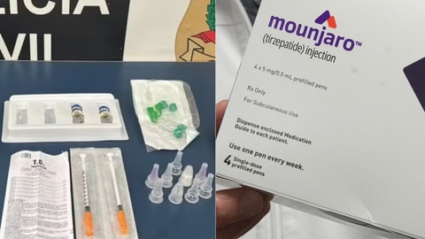 Mounjaro, remédio emagrecedor, foi vendido de forma ilegal dentro do hospital - Imagem: Reprodução