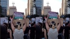 Movimentos pró-vida se mobilizam na Avenida Paulista, em São Paulo - Imagem: Reprodução/Redes Sociais