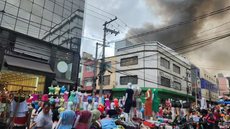 MPSP abre inquérito para determinar causa do incêndio em shopping no Brás - Imagem: Reprodução / Agência O Globo / Hyndara Freitas