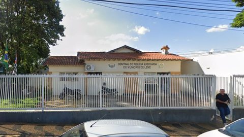 Delegacia de Leme (SP) - Imagem: Reprodução / Google Street View