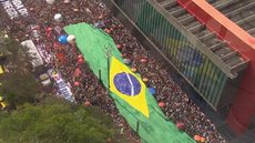 Protesto contra a PEC da Blindagem e o Projeto de Anistia - Imagem: Reprodução / TV Globo