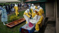 Autoridades solicitam US$ 517 milhões para fortalecer ações de enfrentamento ao surto de Ebola na RDC e Uganda - Imagem: Reprodução/ JOSPIN MWISHA / AFP