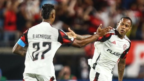 Com o resultado, o Flamengo termina a fase de grupos com sete pontos - Imagem: Reprodução / Instagram / @flamengo