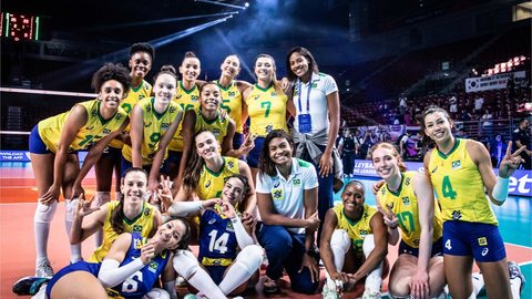Brasil tenta conquistar seu primeiro título na competição - Imagem: reprodução/Twitter @OlympicEsporte