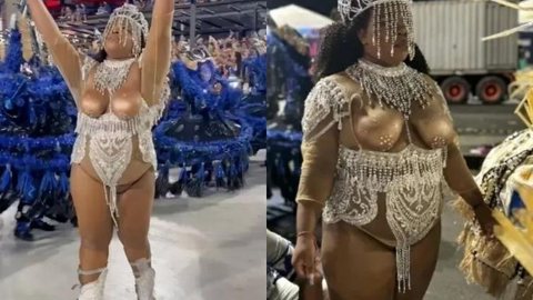 Musa da Portela rebate às críticas sobre seu corpo: "Padrão do Carnaval é o samba no pé" - Imagem: reprodução Instagram